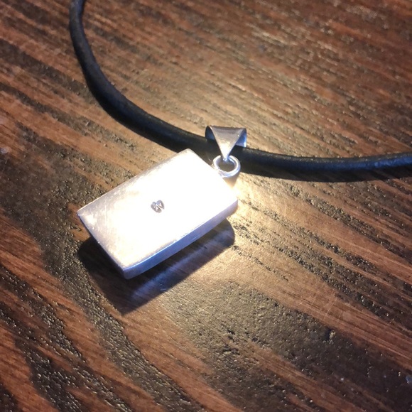 SILPADA Leather Choker & Sterling Silver Pendents - Picture 5 of 6